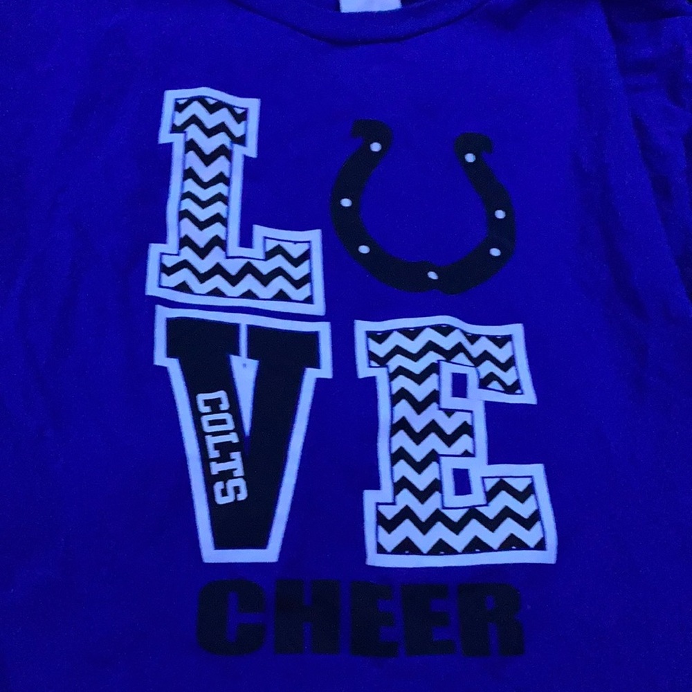 Colts cheer shirt